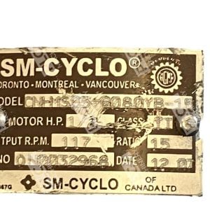 SM Cyclo 12HP 117RPM 151 CNHMS05 6080YB 1 227030100238