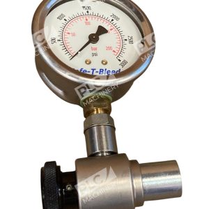 Safe-T-Bleed 0-3000PSI 0-200BAR Pressure Check Assembly STB-PCA-3000