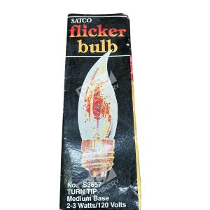 Satco S3657 2-3W CA10 Flicker Flame Light Bulb E26 Medium Base 120V
