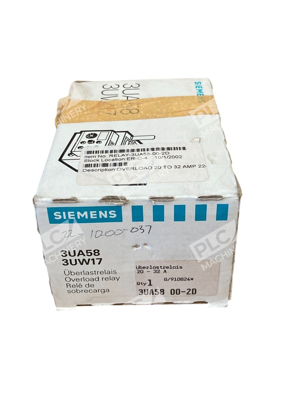 Siemens 20-32A Solid State Overload Relay 3UA58 00-2D