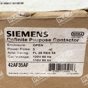 Siemens 3 Pole Open FL 25 RES 35 Definite Purpose Contactor 42AF35AF 226771884348
