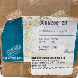 Siemens 3UA6200-2H 55-80A Overload Relay 3UA62 00-2H