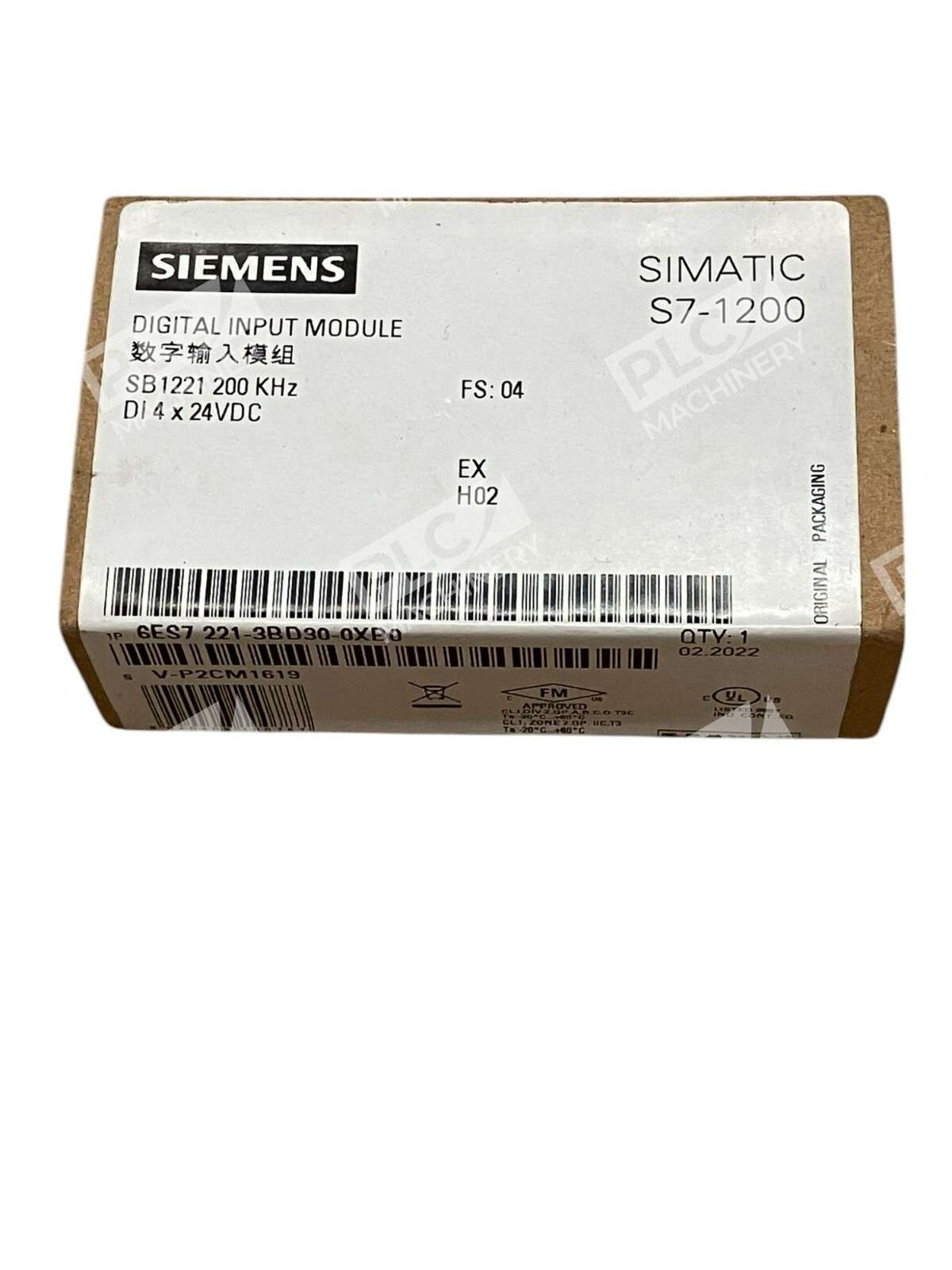 Siemens S7-1200 Simatic SB1221 200KHz Digital Input Module 6ES7 221-3BD30-0XB0