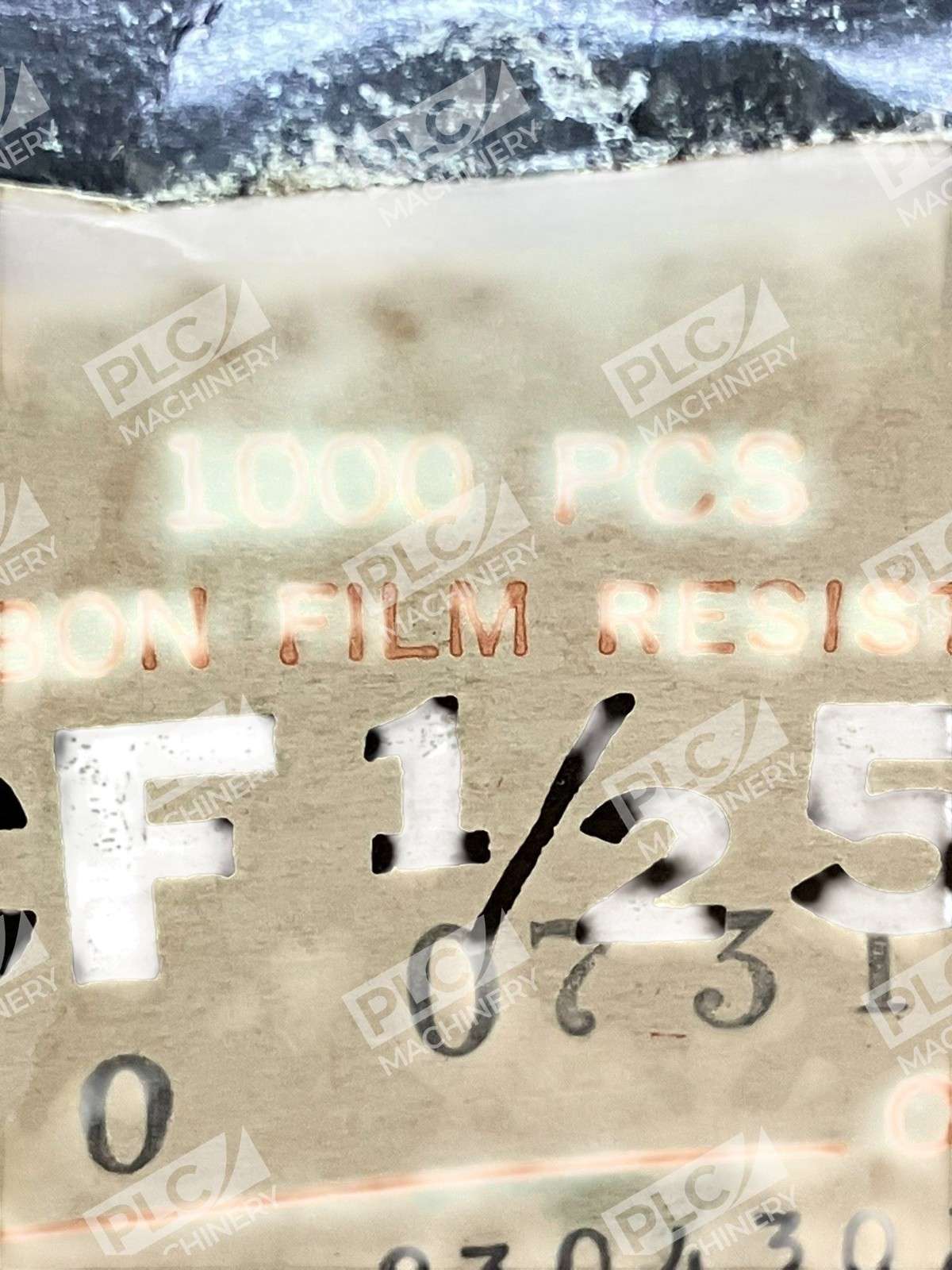 Speer CF 1/2 Carbon Film Resistors 10Ω 5% 1/2W One Box of 1000 - Image 7