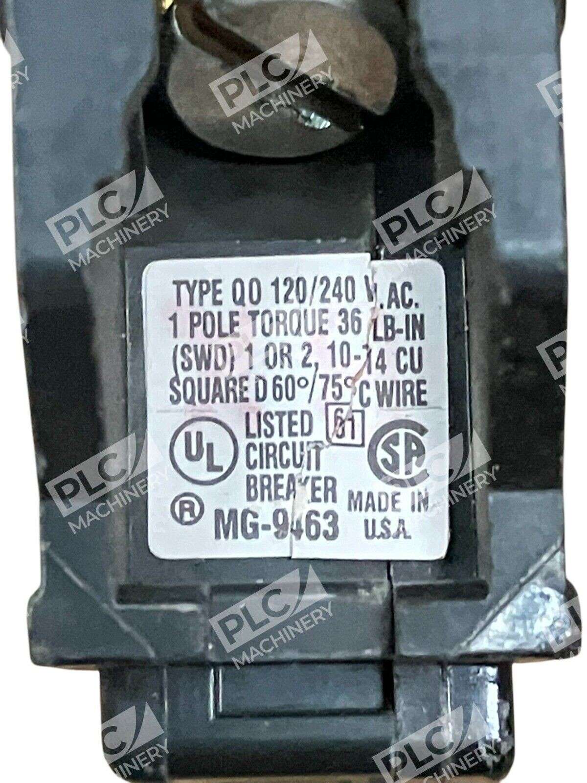 Square D 10,000AIC 120/240VAC 1 Pole 20A Circuit Breaker QO120 - Image 3