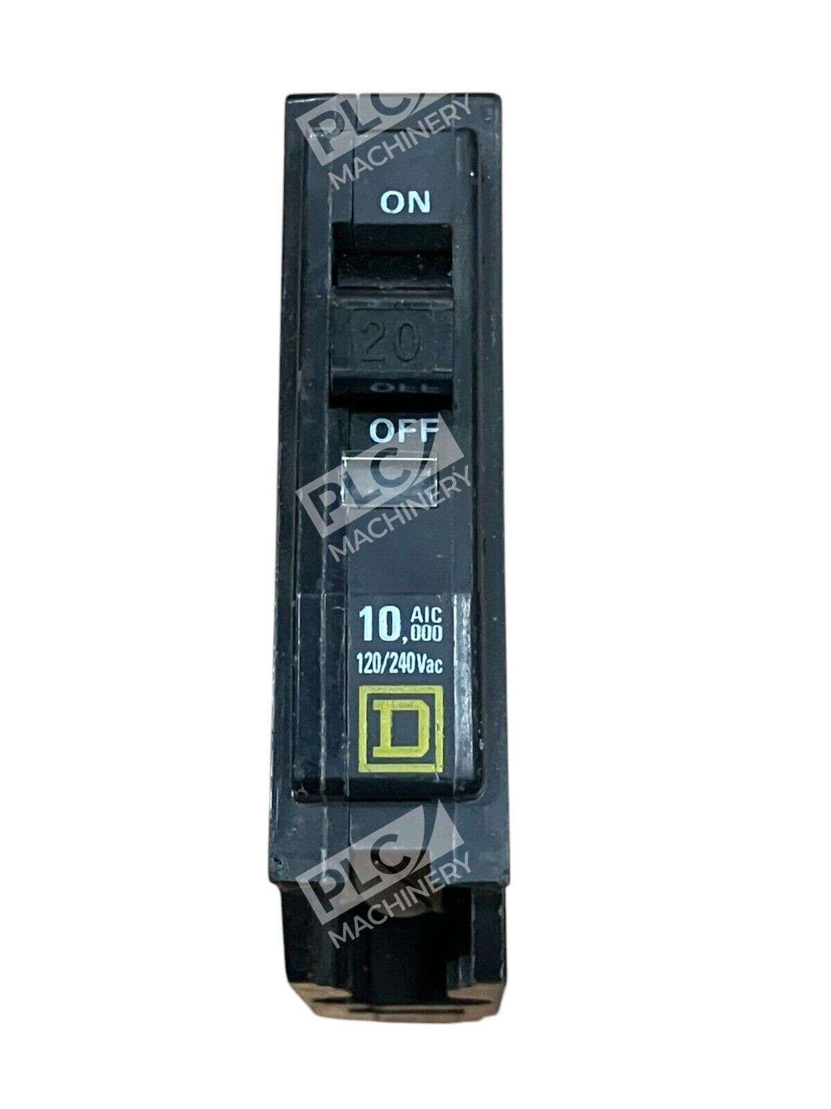 Square D 10,000AIC 120/240VAC 1 Pole 20A Circuit Breaker QO120