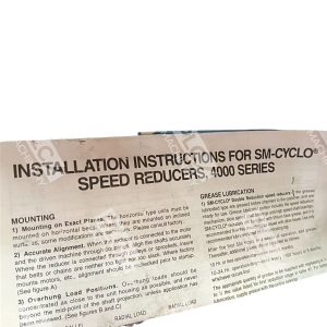 Sumitomo SM Cyclo Speed Reducer 400 Series CNHJ4115Y51 227034836868