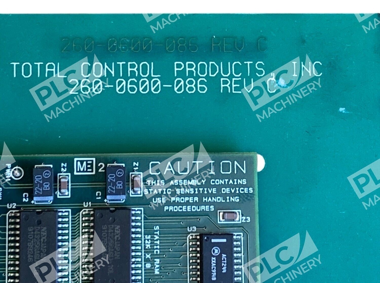 Total Control Products Sutherland Shultz 5136-SD2 PCB Board 260-0600-086 Rev C - Image 5