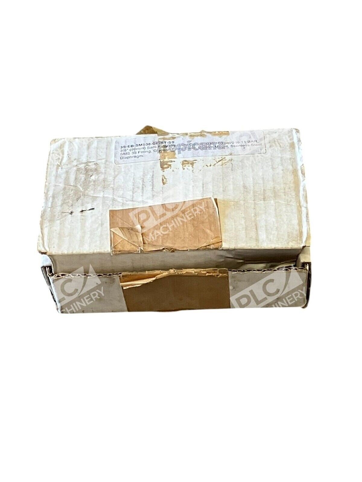 Tropicana 3-1/2" 90mm Sani-Flow Pressure Gauge 3S-EB-SMS38-GF-BT-SS