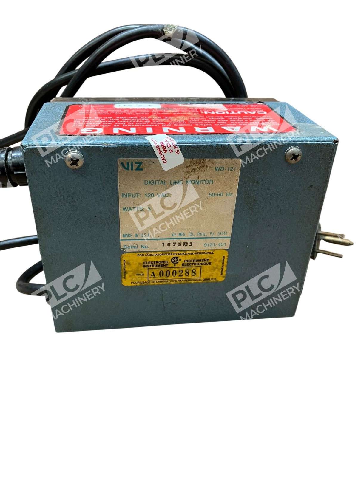 VIZ WD-121 Digital Power-Line Monitor 120VAC 50-60Hz 5W - Image 10