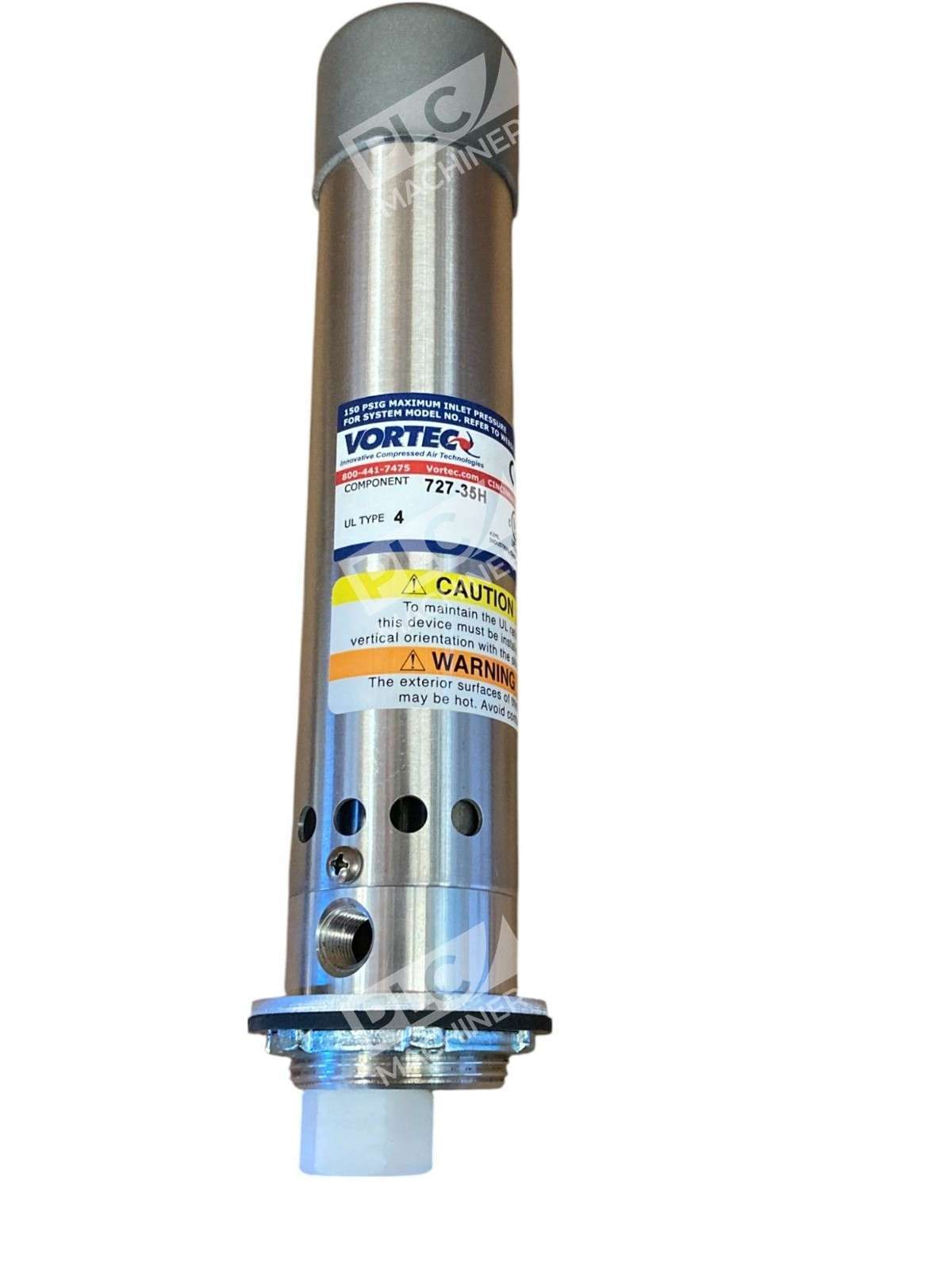 Vortec Vortex Cooler NEMA 4 / 35 SCFM Vortex Cooler 727-35H - Image 6