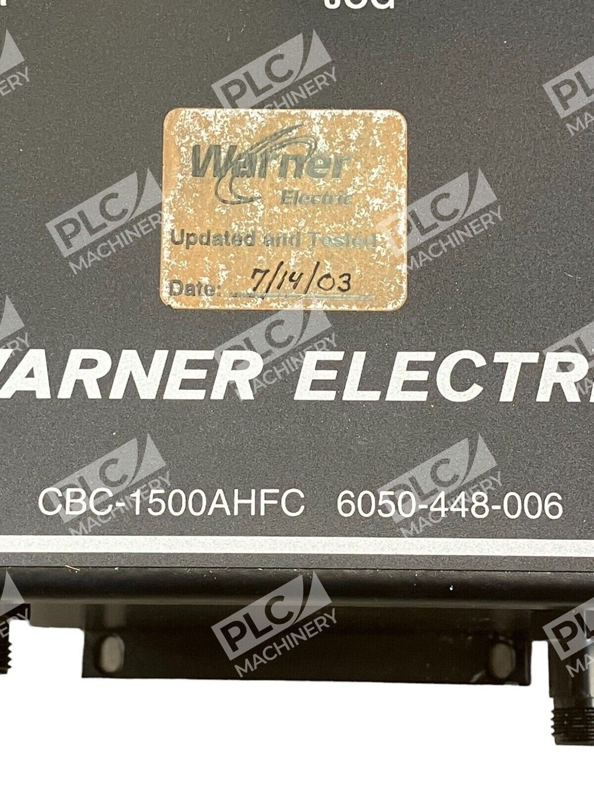 Warner Electric CBC-1500 AHFC Clutch Brake Control System 6050-448-006 - Image 5