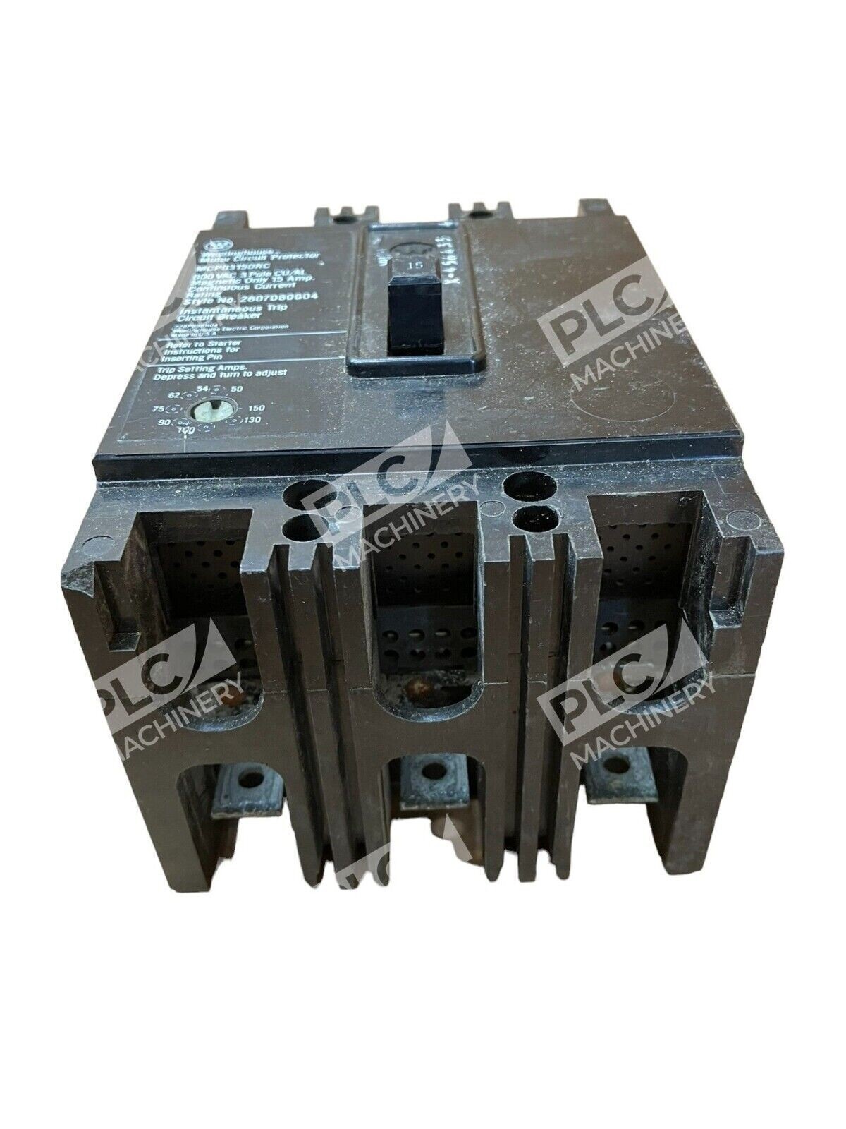 Westinghouse MCP03150RC 600VAC 3 Pole 15A - Image 4