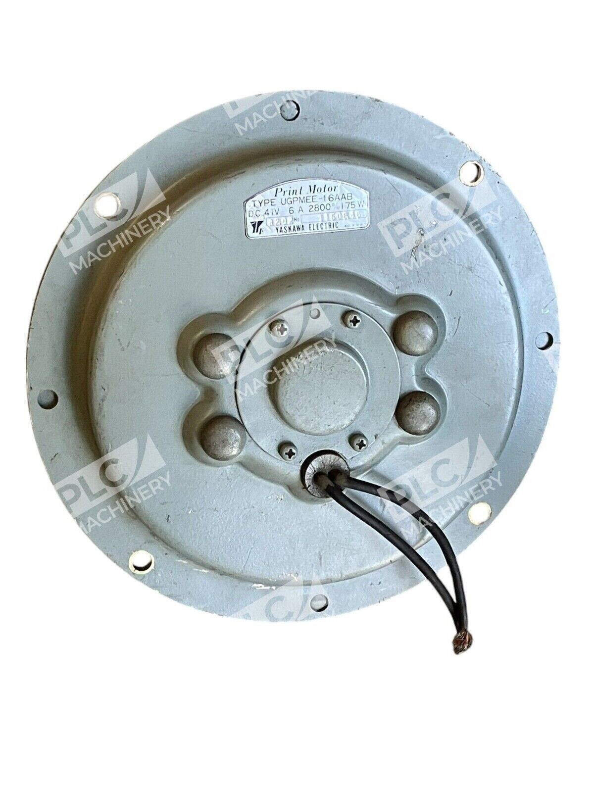 Yaskawa Electric DC 41V 6A 2800R/M 175W Print Motor UGPMEE-16AAB