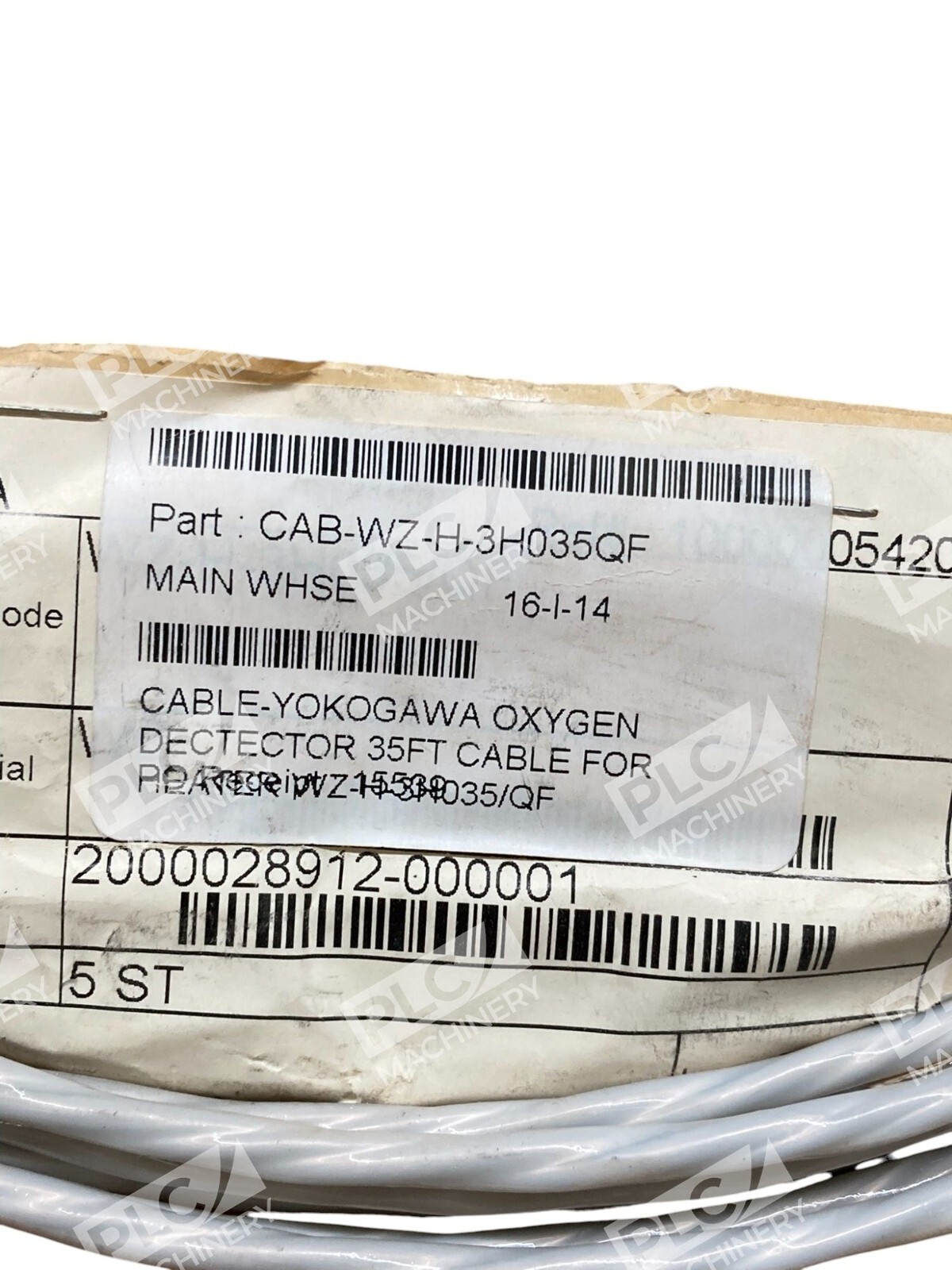 Yokogawa 35' Oxygen Detector Cable For Heater WZ-H-3H035QF - Image 5