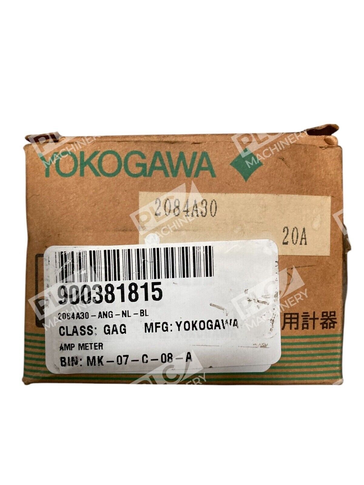 Yokogawa 900381815 2084A30 Amp Meter 2084A30-ANG-NL-BL