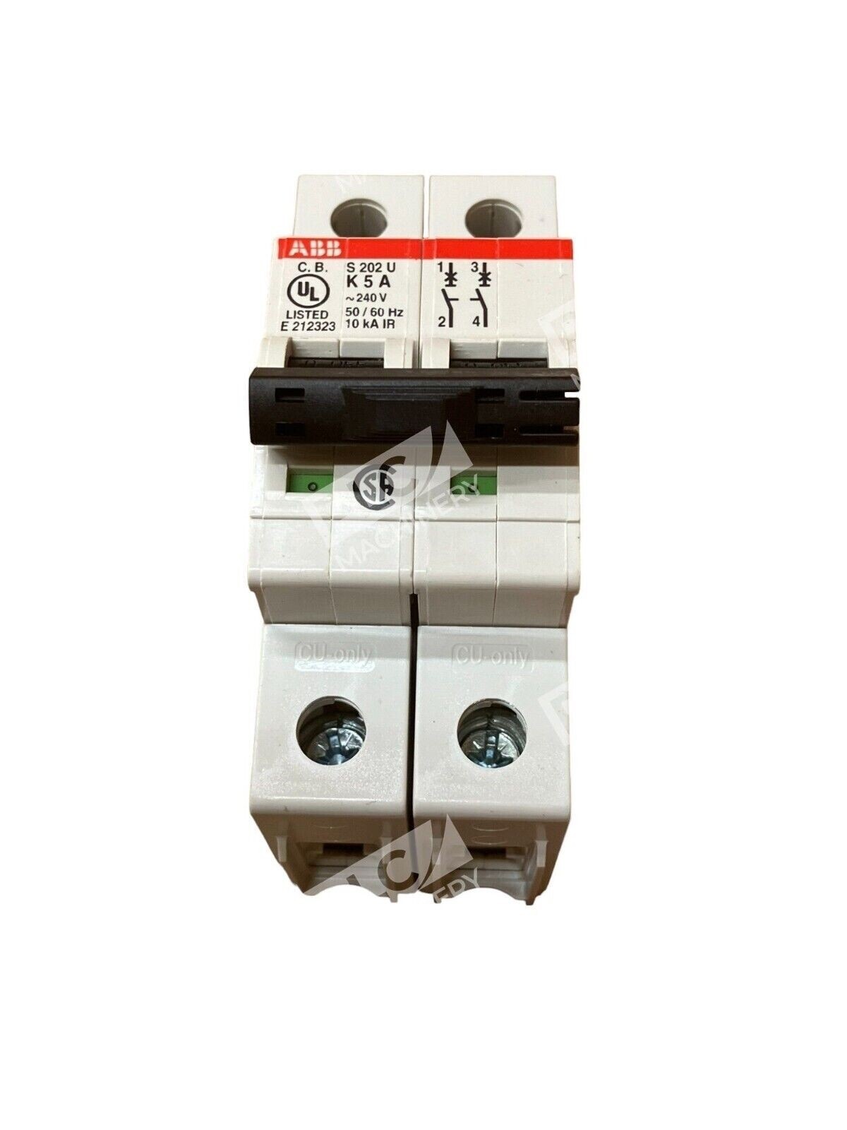 ABB S202UK5A 2 Pole Circuit Breaker 5A (lot of 2) - Image 3