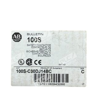 Allen Bradley 100S C30DJ14BC C Safety Contactor 226985464779