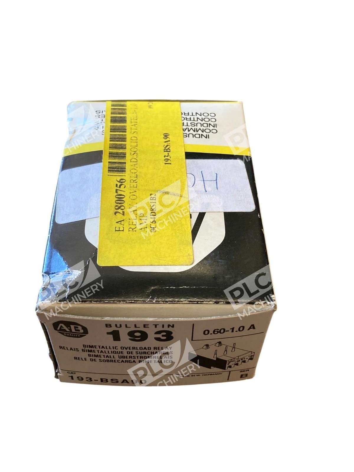 Allen Bradley AB 0.60-1.0A 193 Bimetallic Overload Relay 193-BSA90 /B - Image 8