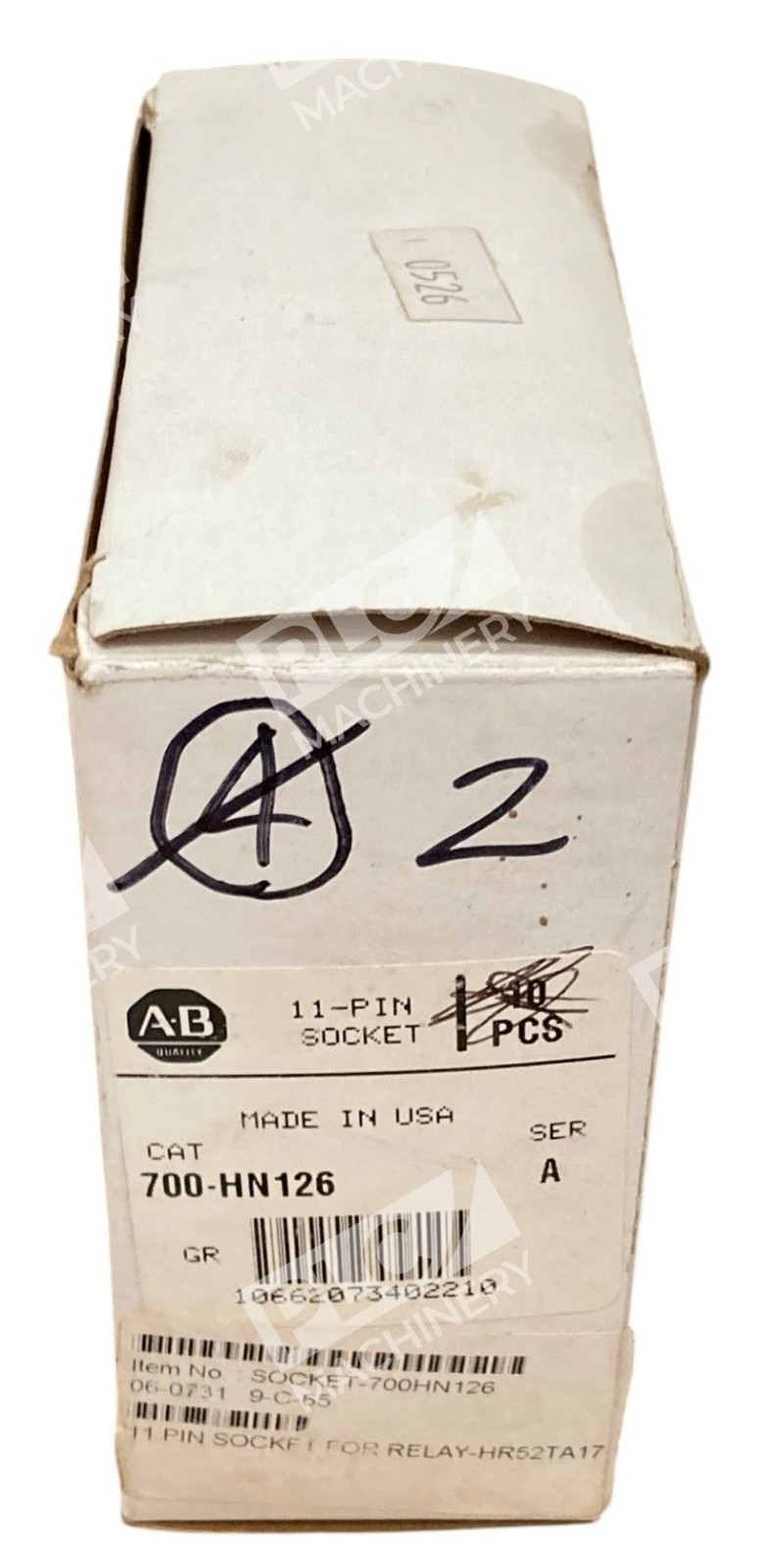 Allen Bradley AB 11-Pin Relay Socket 700-HN126 /A (Box of 2)