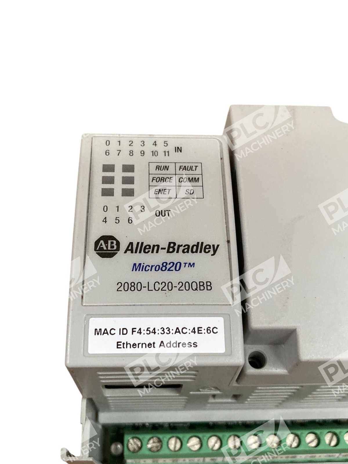 Allen Bradley AB Micro 820 Programmable Controller 2080-LC20-20QBB /B - Image 3