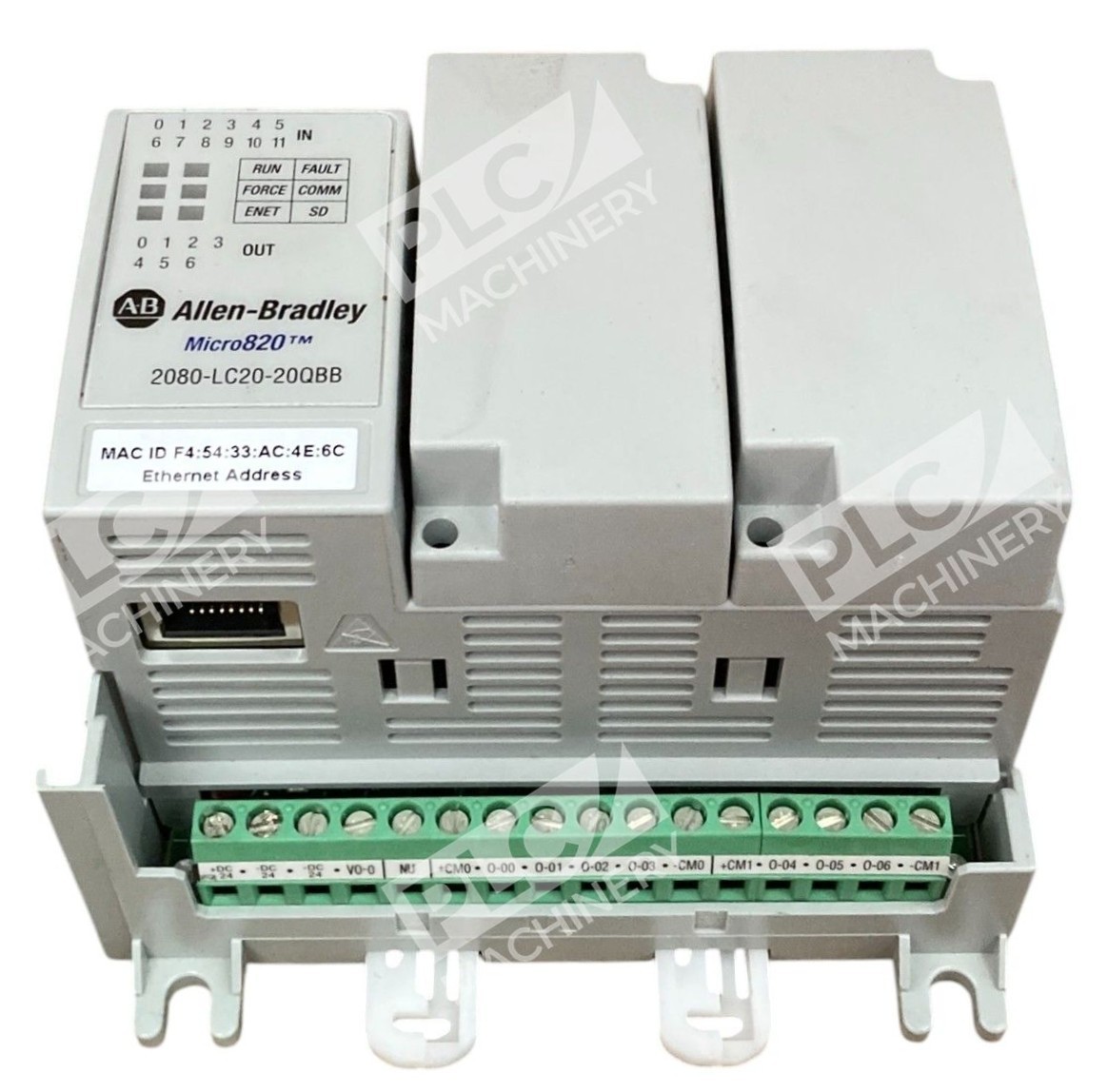 Allen Bradley AB Micro 820 Programmable Controller 2080-LC20-20QBB /B