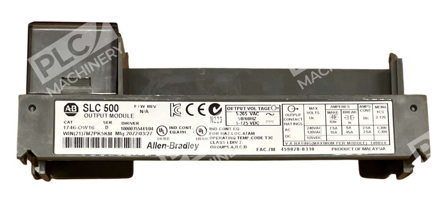 Allen Bradley AB Output Module W/O Circuit Board Card 1746-OW16 /D