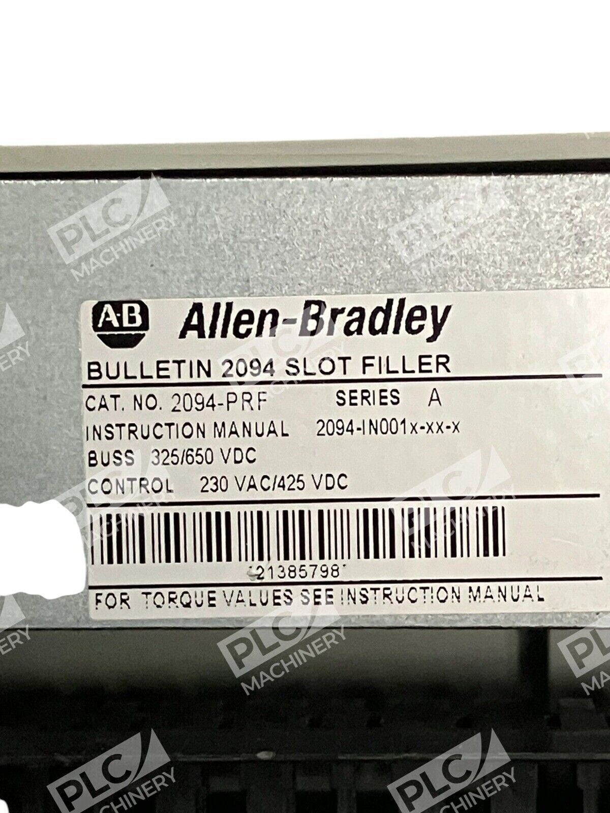 Allen Bradley Bulletin 2094 Slot Filler 2094-PRF /A - Image 4
