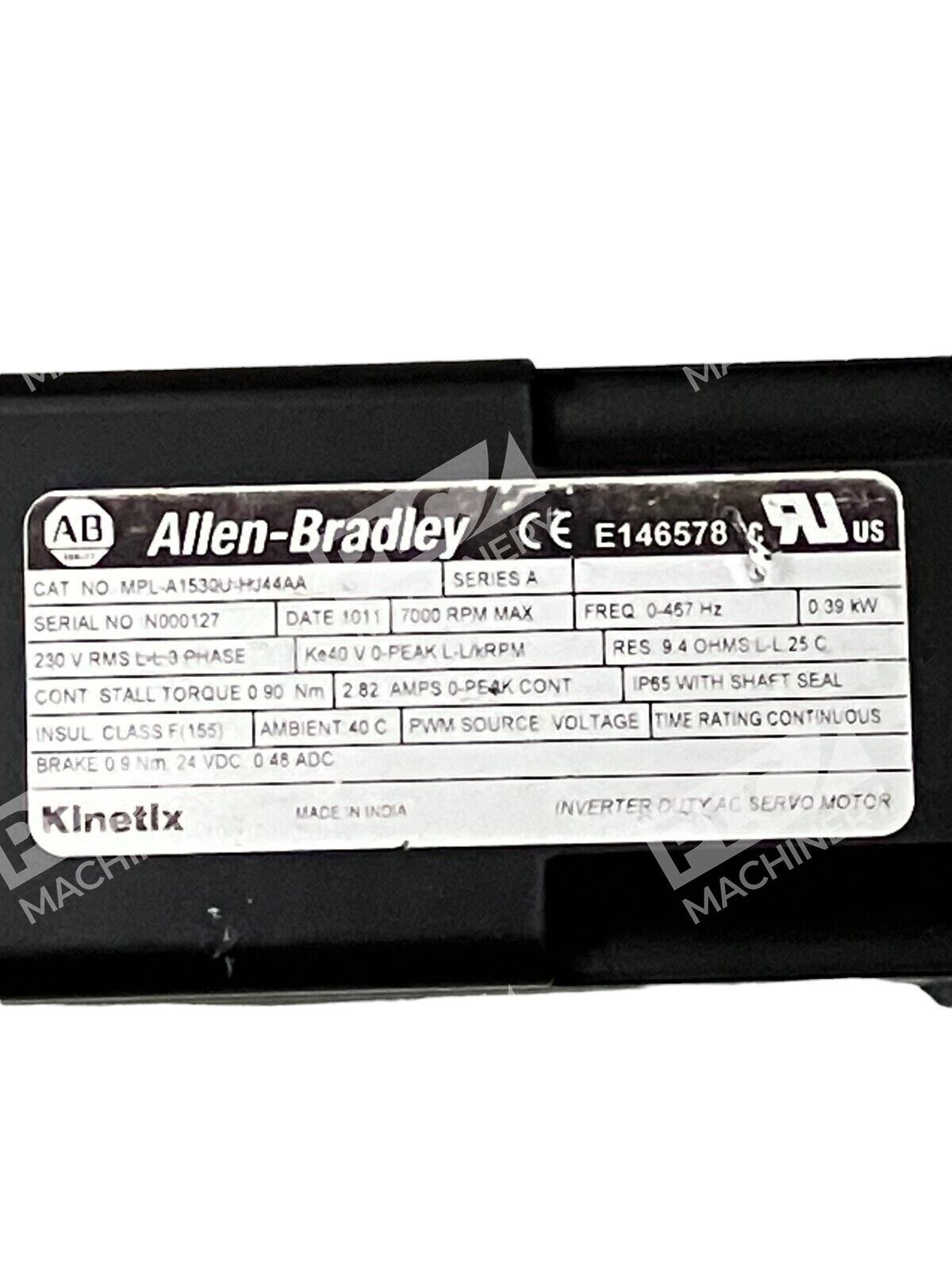 Allen Bradley MPL-A1530U-HJ44AA Ser A Servo Motor - Image 5