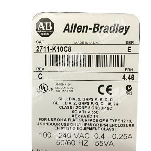 Allen Bradley Panelview 1000 Operator Interface 2711 K10C8 E 226641795649