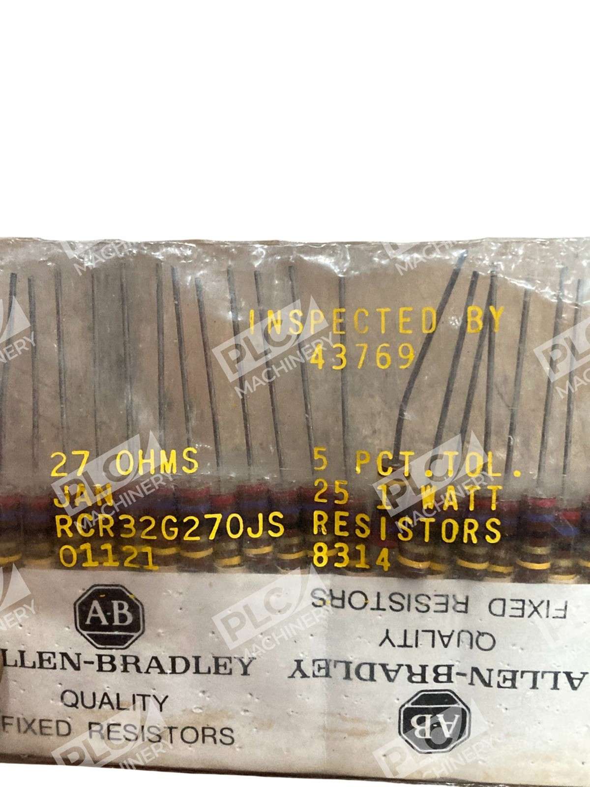 Allen-Bradley RCR32G270JS Carbon Composition Resistor 27Ω 1W 5% - Image 3