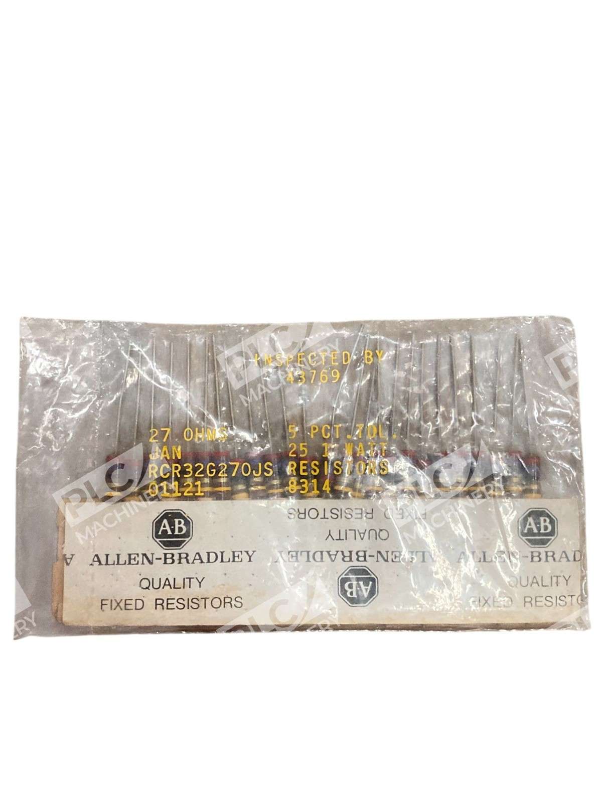 Allen-Bradley RCR32G270JS Carbon Composition Resistor 27Ω 1W 5%