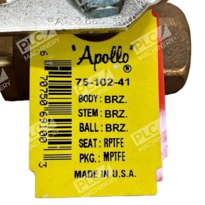 Apollo 75 102 41 Ball Valve Bronze 226985651689