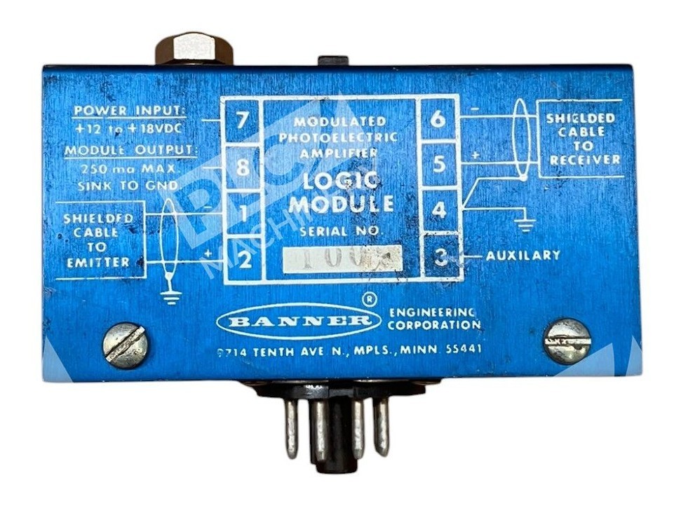 Banner Modulated Amplifier Logic Plug In Module MB3-4