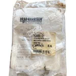 Brad Harrison 7A300631 Attachable Micro-Change Male Straight Connector 3P