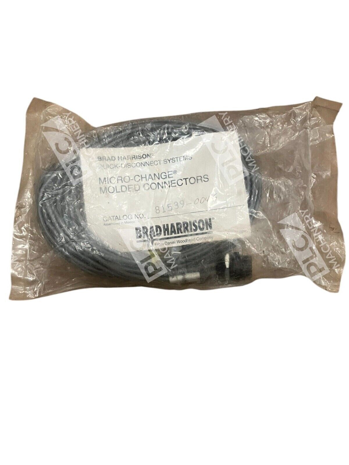 Brad Harrison Micro-Change 4P/4W F/FR M12 1/4" 1.5 Molded Connectors 81539-004G