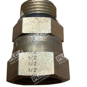 Brass 1404 06 08 Pipe Straight Swivel Fitting LOM NPSM 12 lot of 5 226781391459