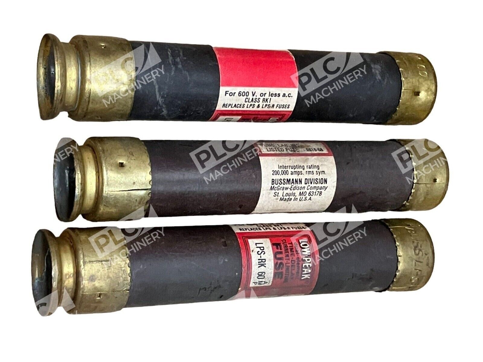 Bussmann LPS-RK60 60A (lot of 3)