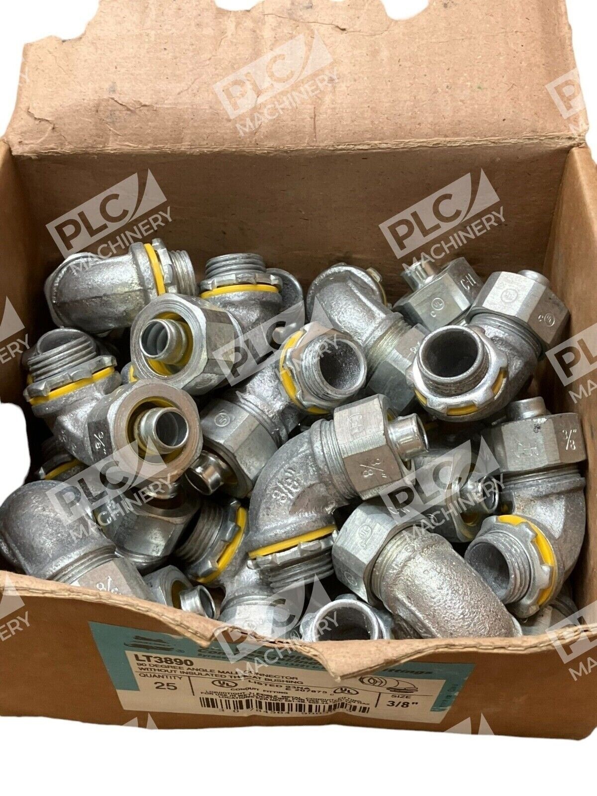 Crouse Hinds LT3890 3/8" Connector w/o Throat Bushing (Box of 25) - Image 3