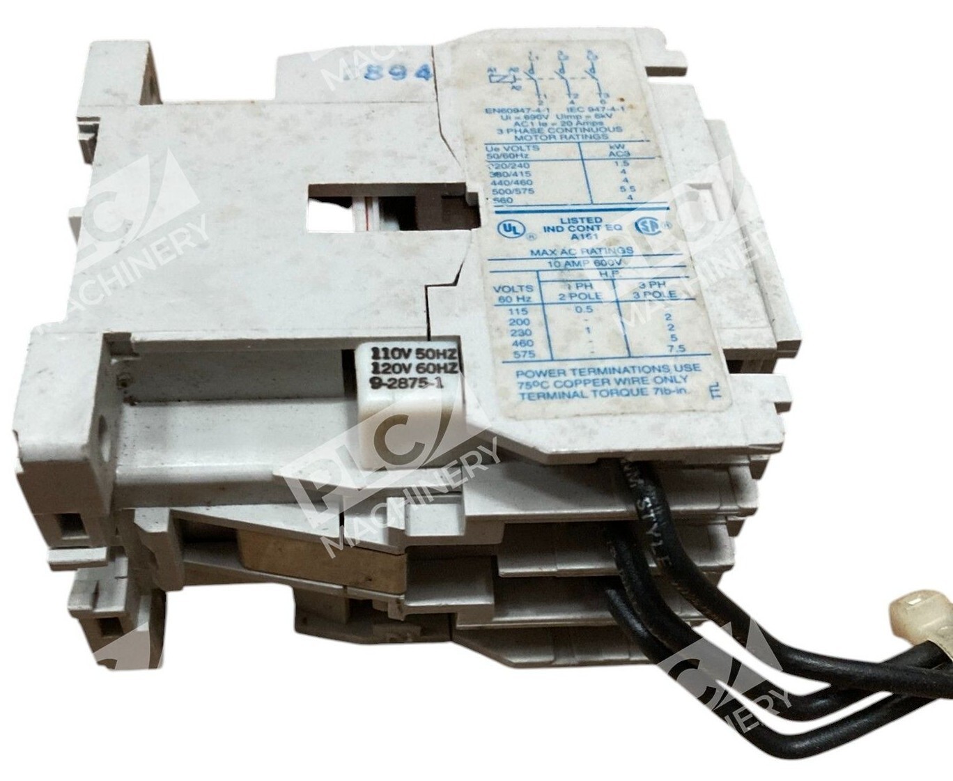 Cutler Hammer Eaton 20A 690V 3 Phase Continuous Motor Ratings CE15CNS3 - Image 4