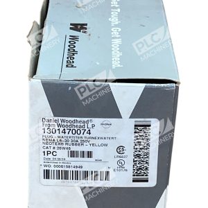 Daniel Woodhead LP 30A 250V Yellow Rubber Watertite Plug 1301470074