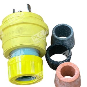 Daniel Woodhead LP 30A 250V Yellow Rubber Watertite Plug 1301470074 226809540689