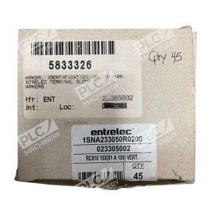 Entrelec 233050 RC610 10X91-100 Vertical Card Marker 1SNA233050R0200 (Box of 45)