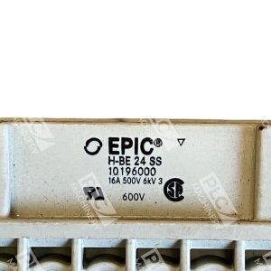 Epic 16A 500V 6kV 3 10196000 Connector H BE 24 SS 226665275859
