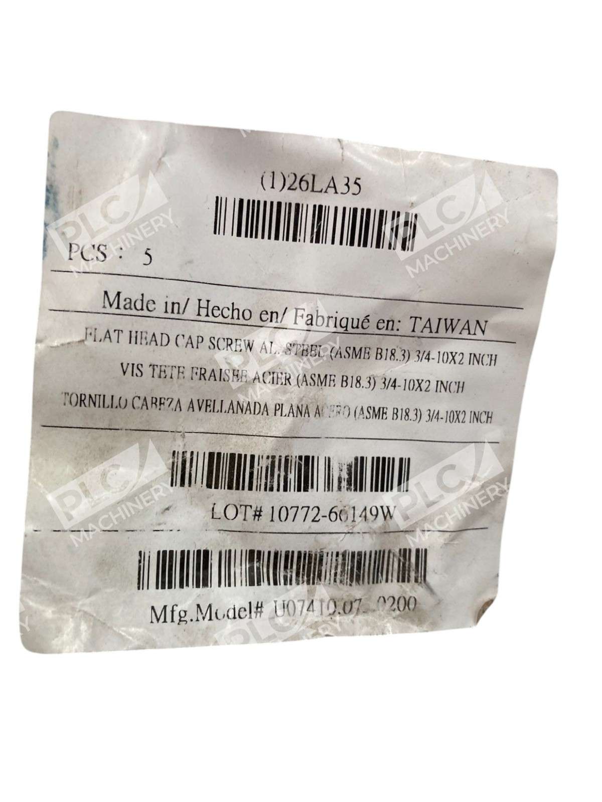 Fabory 26LA35 Flat Head Cap Screw - Image 7