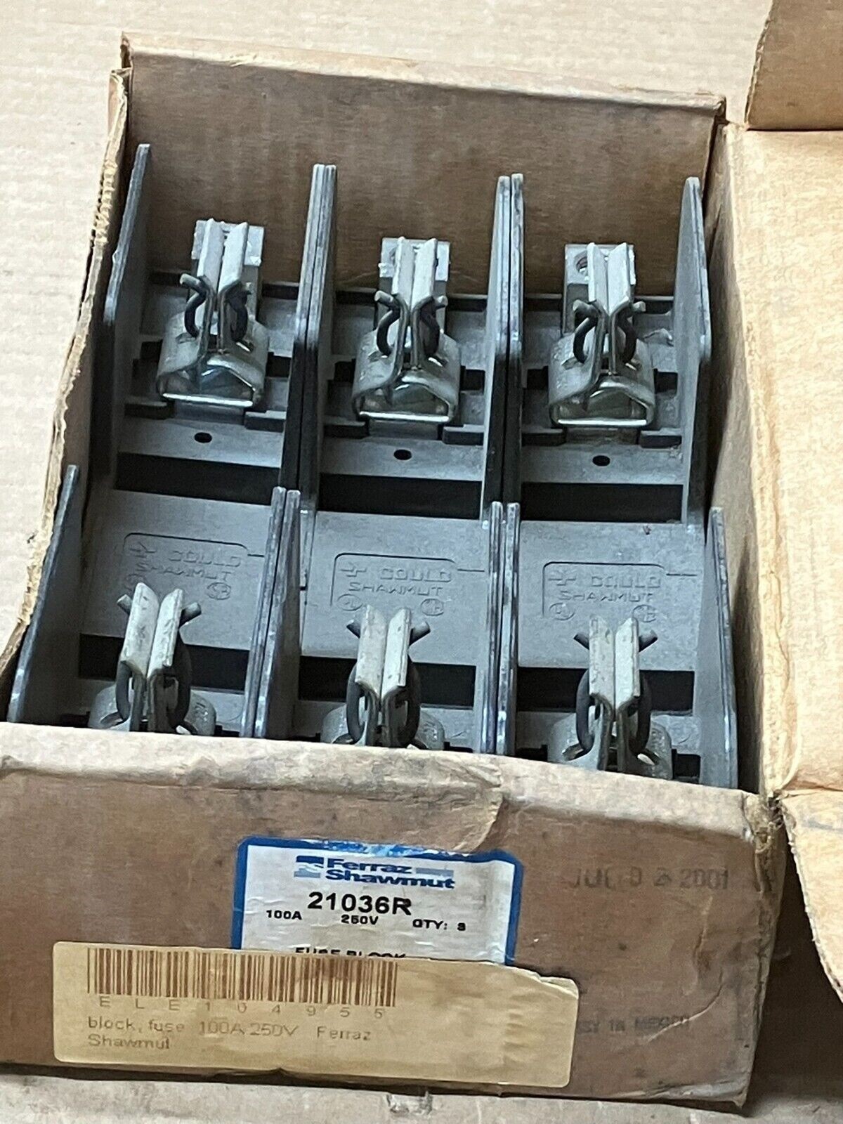 Ferraz Shawmut 21036R Fuse Block (Box of 3) - Image 4