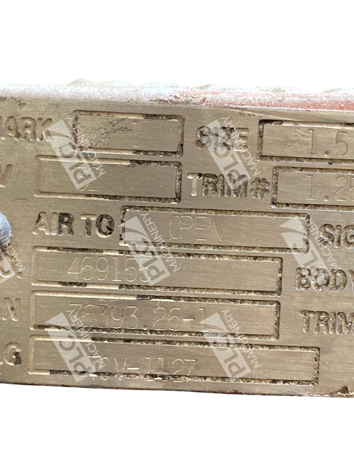 Flowserve Valtek Mark One Globe Control Valve 1.5" Class 600 WCB Steel 70LBS - Image 7