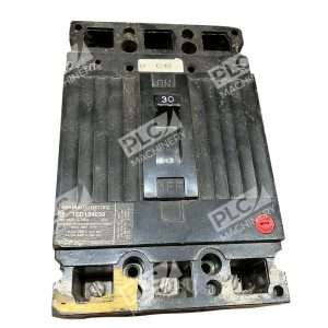 GE TED134030 30A 3-Pole Thermal Magnetic Circuit Breaker 480V 18kA MCCB