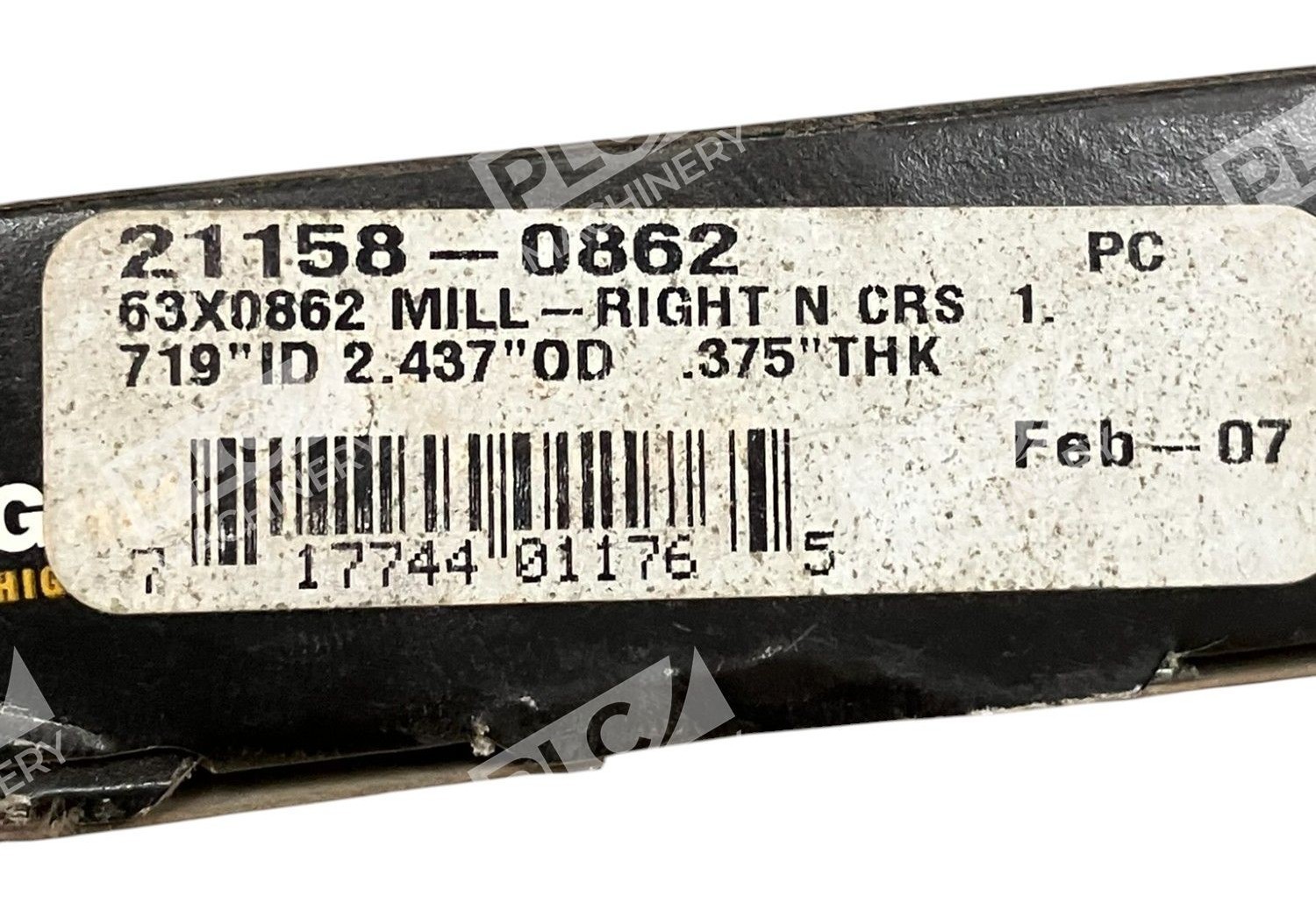 Garlock 7.19"ID 2.437"OD 0.375"THK 63X0862 Mill Right N CRS Oil Seal 21158-0862 - Image 3