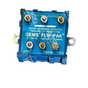 Gems Sensors Division Flip-Pak 120VAC 5A ST-28196